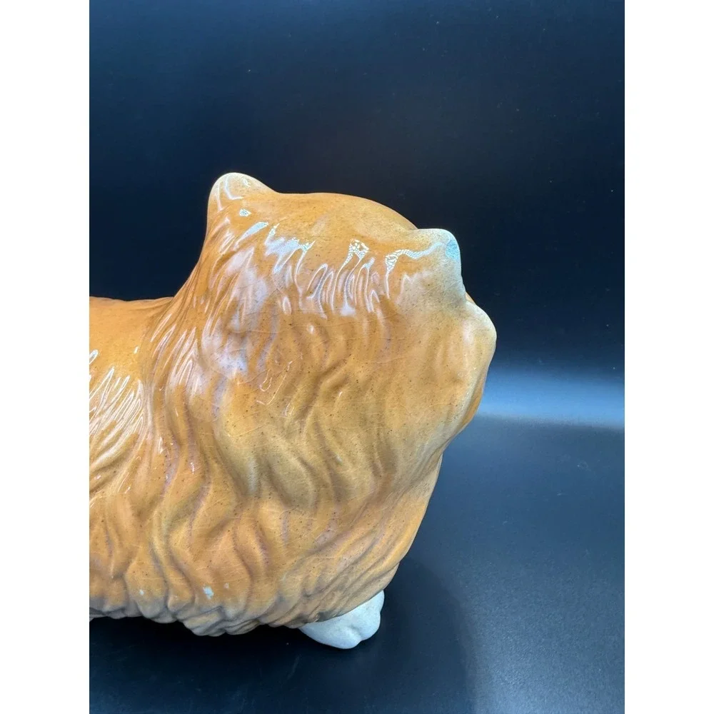 Vintage MCM Large Ceramic Fluffy Persian Cat